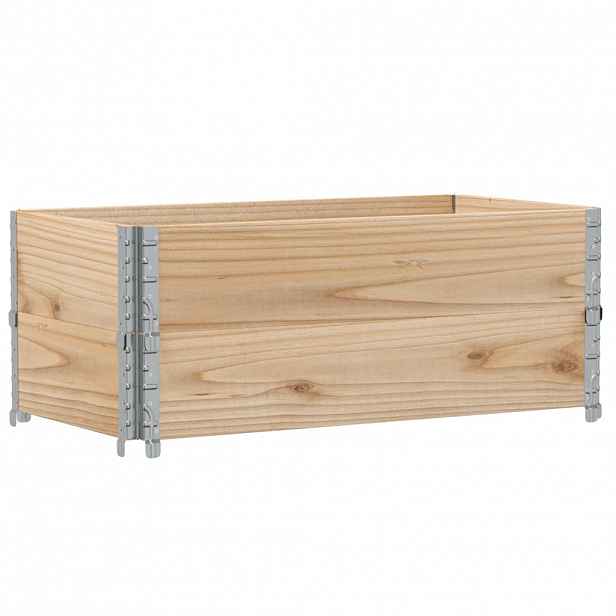 vidaXL Paletové nástavce 2 ks 100 x 50 cm masivní borové dřevo