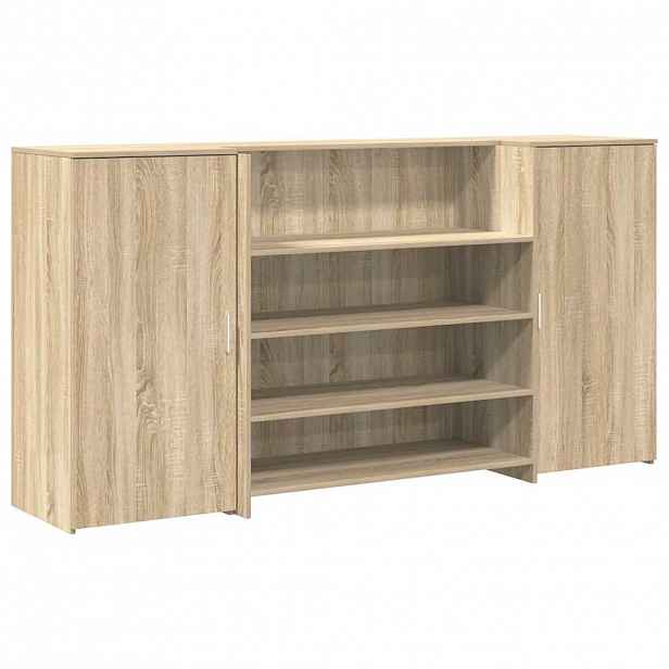 vidaXL Recepční stůl dub sonoma 200x50x103,5 cm kompozitní dřevo