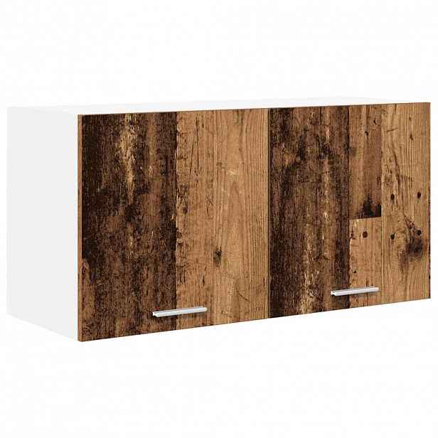 vidaXL Závěsná skříňka Staré dřevo 80 x 31 x 40 cm Kompozitní dřevo