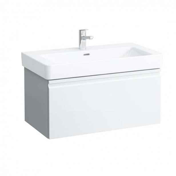 Laufen Pro S - Umyvadlová skříňka, 81x45x39 cm, 1 zásuvka, lesklá bílá H4835020964751