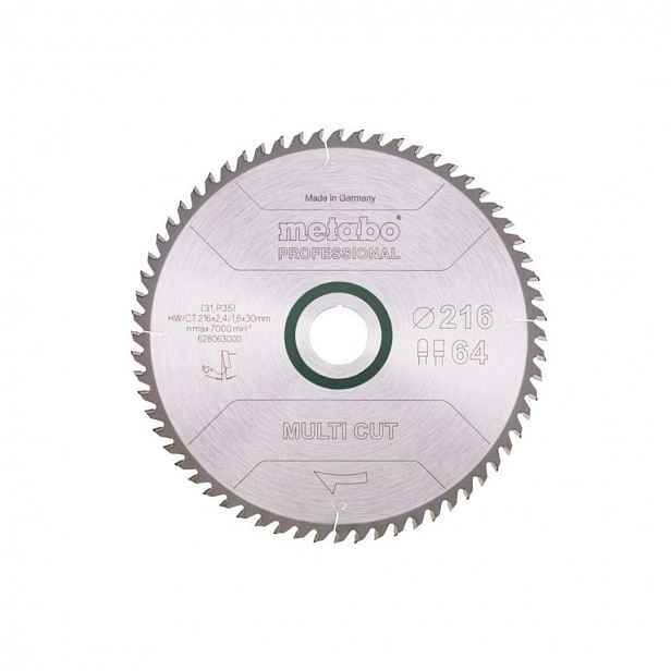 Metabo - Pilový kotouč 216x30 mm, 64 zubů 628063000