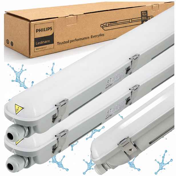 Philips Hermetická Led lampa 120 cm 22 W 2400 lm WT065C Ledinaire 2x