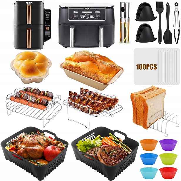 Příslušenství Airfryer Ninja AF500EU AF400EU Sada Premium S Velkým Roštem