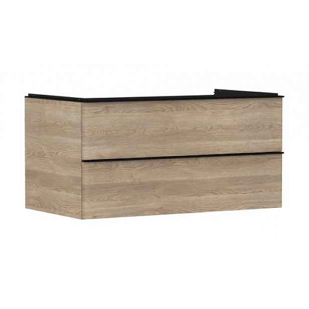 Skříňka pod umyvadlo pod desku Hansgrohe Xelu Q 98x49,5x55 cm přírodní dub 54080670