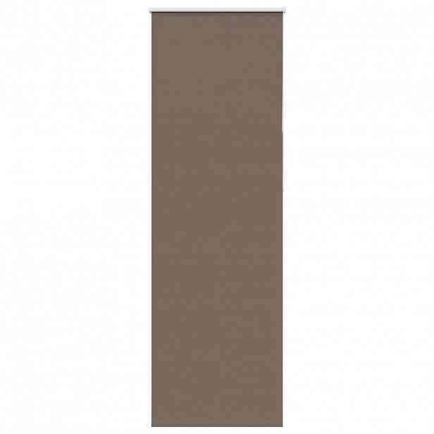 vidaXL Roleta zatemňovací Káva 75x210 cm Šířka látky 70,7 cm Polyester