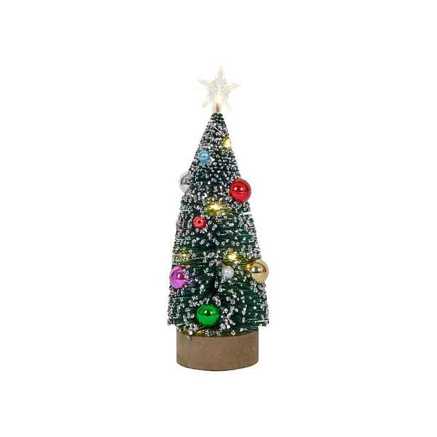 HIT Vánoční dekorace 10LED stromek 22cm