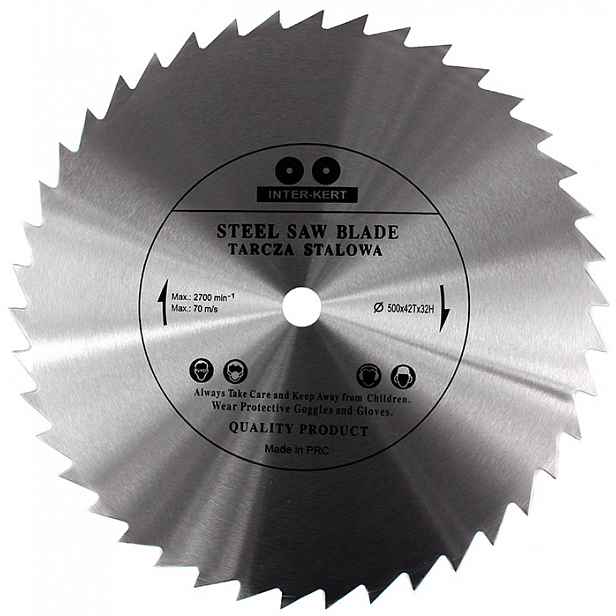 Kotouč na řezání dřeva Inter-Kert 450x32 mm 42T z kalené oceli