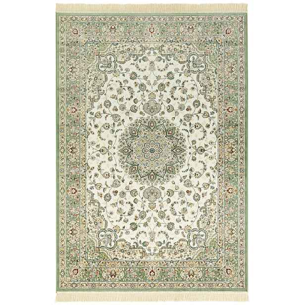 Kusový koberec Naveh 104379 Ivory/Green, 135x195, zelená, chodba / předsíň, Hanse Home