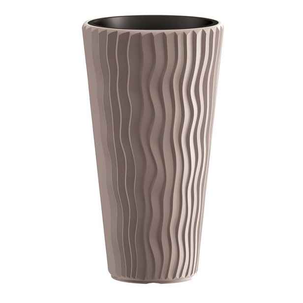 Prosperplast Květináč Long Sandy mocca, varianta 39 cm