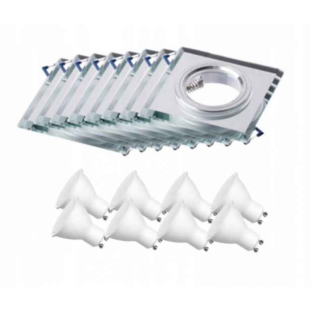 Sada stropních svítidel Halogen Led 8x žárovky