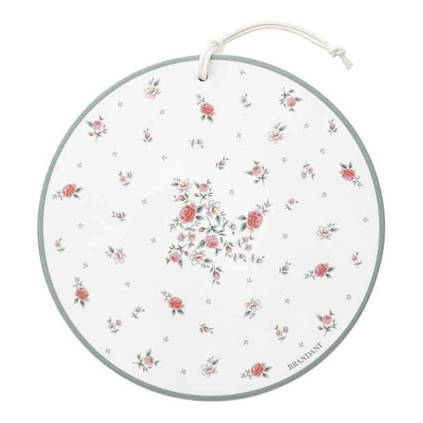 Závěsná porcelánová dekorace Brandani Nonna Rosa, ø 20 cm
