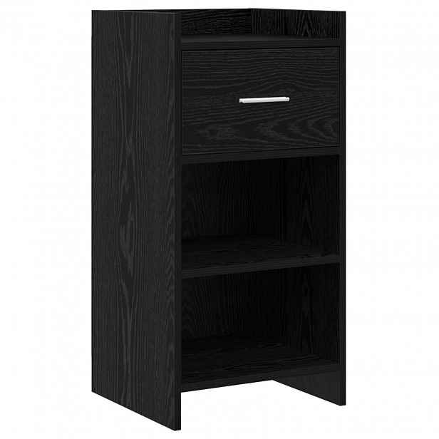 vidaXL Servírovací skříň Černý dub 40 x 36 x 80 cm Kompozitní dřevo