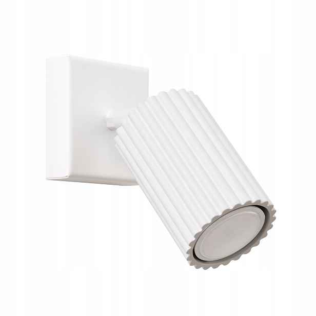Sollux Lighting Nástěnné svítidlo Karbon bílý pohyblivý reflektor 1xGU10 10W
