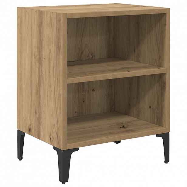 vidaXL Noční skříňka Artisanový dub 40 x 30 x 50 cm Kompozitní dřevo