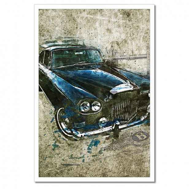Plakáty v rámu 40x60 Anglický oldtimer
