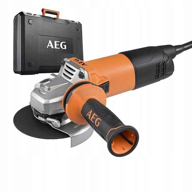 Aeg Malá Úhlová Bruska 1200W WS12-125SK Síťová Kufr
