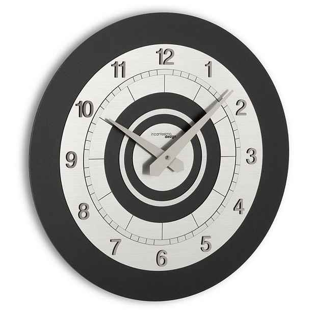 Designové nástěnné hodiny I410N black IncantesimoDesign 40 cm