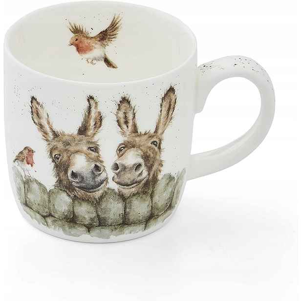 Porcelánový Hrnek Royal Worcester Oslíci A Ruďák od Hannah Dale