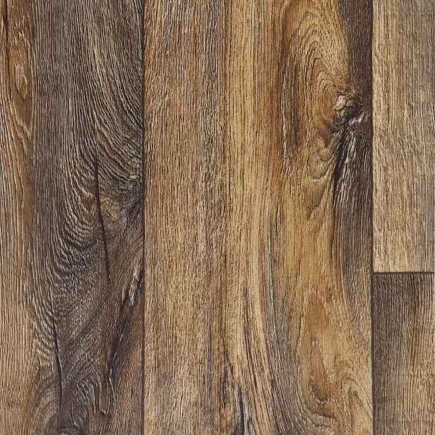 PVC podlaha - lino Toptex Cracked Oak 693D - dub, na míru, šíře 4m,5m, hnědá, filc, chodba / předsíň, Beauflor