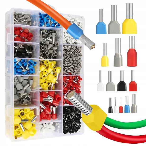 Svorkové Kabelové Pouzdra 0,5–10 MM² 2000 Kusů