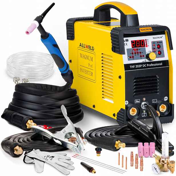 Invertorová Svářečka Invertorová Magnum Thf 203P DC Pro Tig Mma Puls 200A 230V
