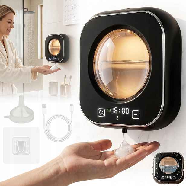 Automatický Dávkovač Pěnového Mýdla Bezdotykový Dávkovač 320 ML Nástěnný