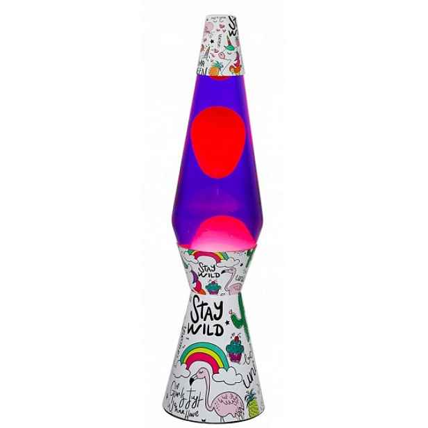 Lávová lampa Lava Lawa XL1768 UNICORAn fialová magmatická Itota