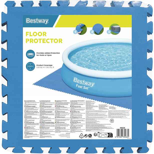 Ochranná podložka pod Bazén Bestway 58220 9x50x50 Podložka pod vířivku Spa