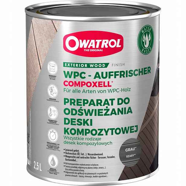 Owatrol Compoxell šedý obnovuje barvu 2,5 l