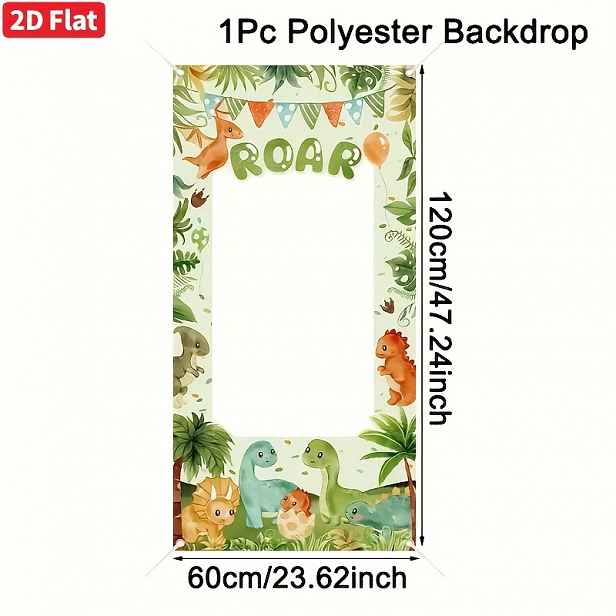 TEMU 2D plochý banner, 2D plochý banner - 2D plochý banner, 2D plochý banner - 2D plochý banner, 1 ks, zelený s polyesterovým vláknem, pozadí -