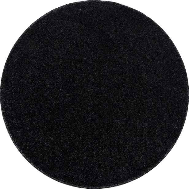 Tmavě šedý kulatý koberec ø 200 cm Ata – Ayyildiz Carpets