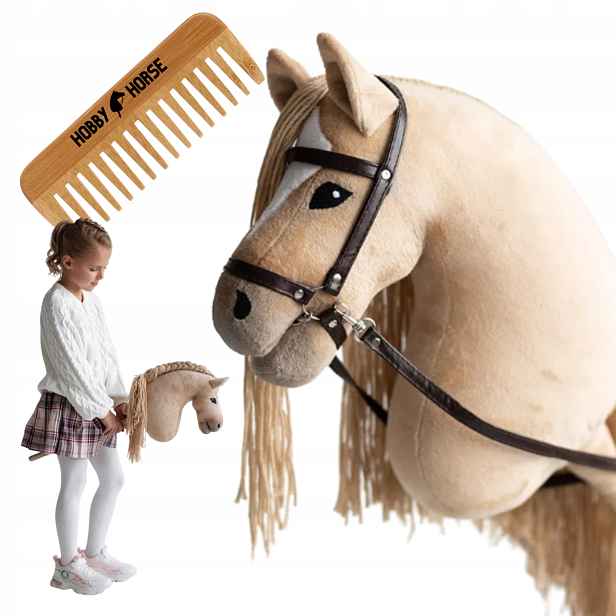 Hobby Horse Kůň Na Tyči A3 Koník Hlava Koně Tyč S Hřívou Hřeben