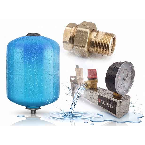 Sada Expanzních Nádob 8 L Cwu Bezpečnostní Skupina Nerezová