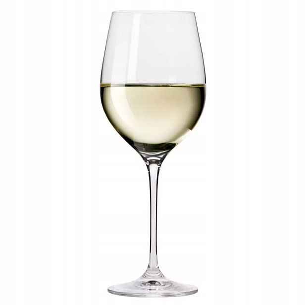 Skleničky na víno z bílé vody Krosno Harmony 2 x 370 ml Klasická sada