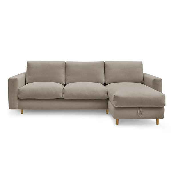 Taupe rohová pohovka Cocoone – Bobochic Paris