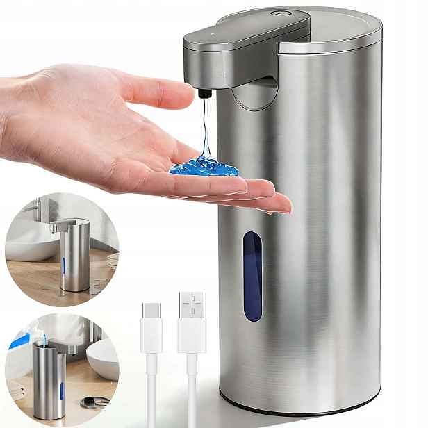 Velký Bezdotykový Automatický Dávkovač Mýdla V Gelu Dávkovač Tekutiny 340 ML