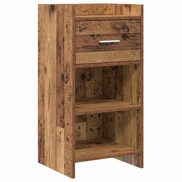 vidaXL Servírovací skříň Staré dřevo 40 x 36 x 80 cm Kompozitní dřevo