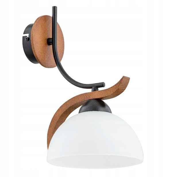 Alfa Bafia nástěnná lampa skandinávský dřevo 1xE27 15W IP20