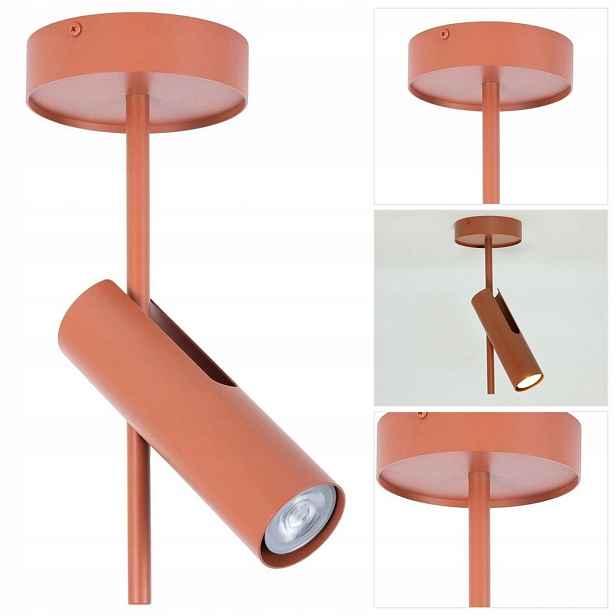 Leda spotová lampa oranžová, nastavitelná do kuchyně nad ostrovem Sigma Lighting