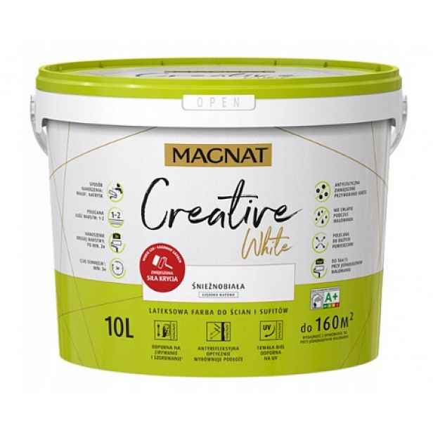 Magnat Creative White barva opticky vyrovnává podklad o objemu 10 l