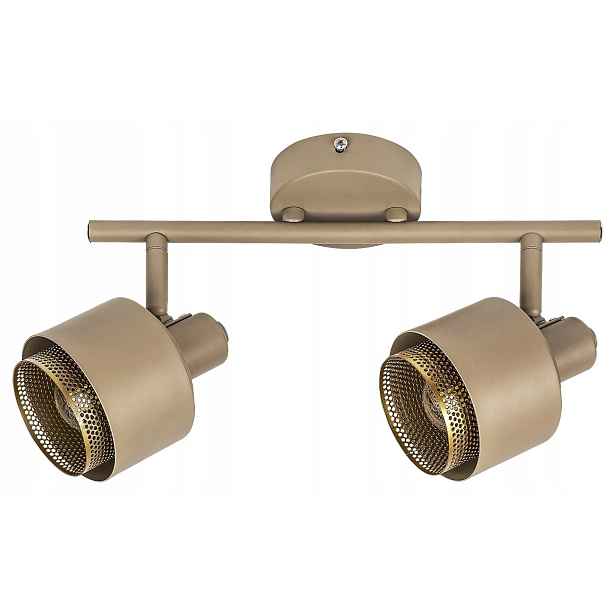 Rabalux Fedora Nástěnná/stropní lampa E14 40W Světle hnědá/Zlatá