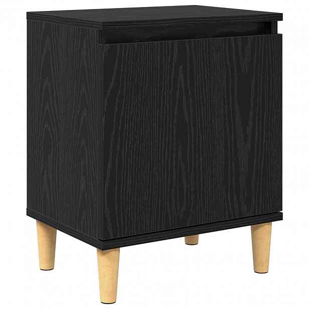 vidaXL Noční skříňka Černý dub 40 x 30 x 50 cm Kompozitní dřevo