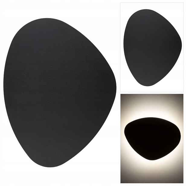 Černá nástěnná lampa Stone minimalistická do předsíně Tk Lighting