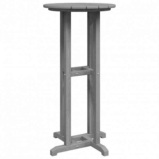 vidaXL Barový stůl Světle šedá 55 x 55 x 107 cm Polyethylen
