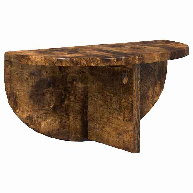 vidaXL Nástěnná polička Kouřový dub 38 x 19 x 19 cm Kompozitní dřevo