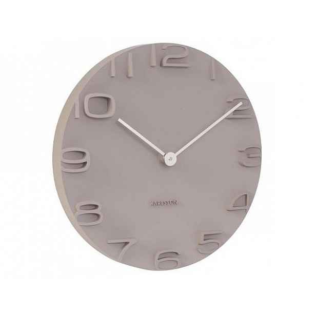 Designové nástěnné hodiny 5311GY Karlsson 42cm
