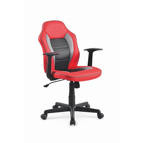 Kancelářská židle NEMO, černá/červená - 59 x 60 x 90-100 cm