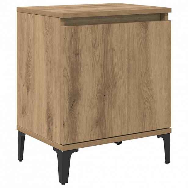 vidaXL Noční skříňka Artisanový dub 40 x 30 x 50 cm Kompozitní dřevo