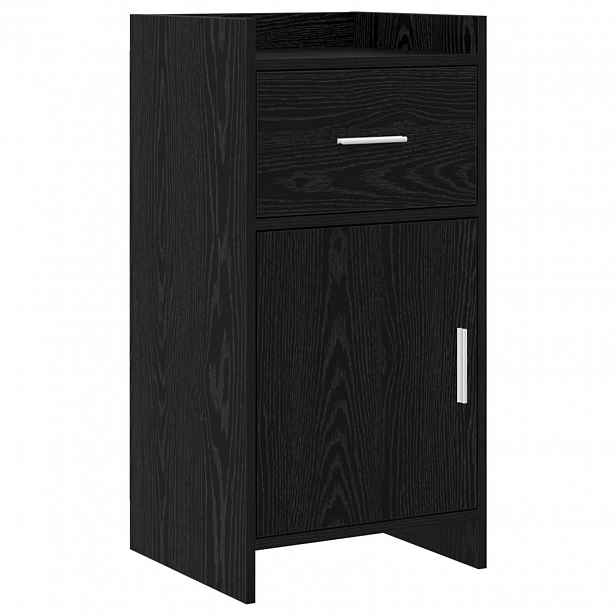 vidaXL Servírovací skříň Černý dub 40 x 36 x 80 cm Kompozitní dřevo