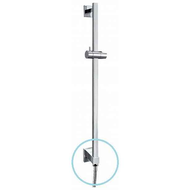 Sapho Nancy - Sprchová tyč 60 cm, vývod vody, chrom 1202-04